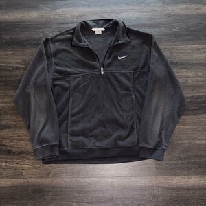 Vintage Y2K Nike Black Fleece Full Zip Jacket Mens XL